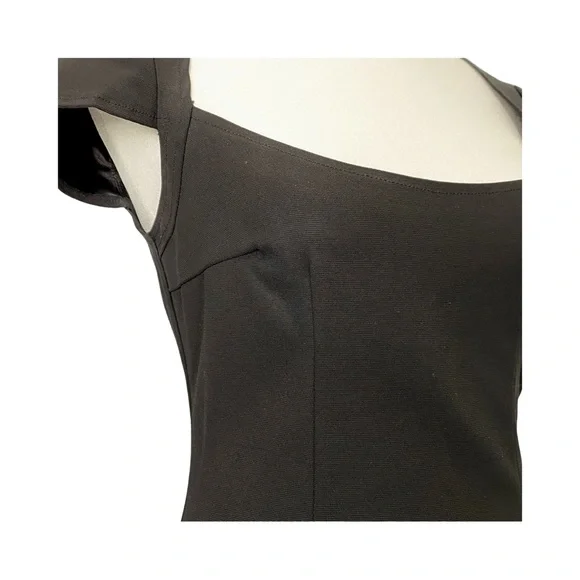 🧜🏼‍♀️ Maria Bianca Nero Form Fitting a classic Black Dress Size Petite - Picture 4 of 11